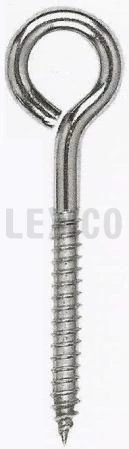 Stainless Steel Lag Eye Bolts & Hanger Bolts, Wire Rope 