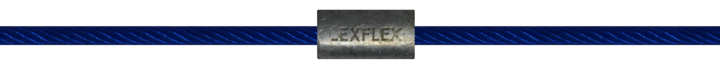 LexFlex Blue Wire Rope