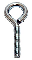 Zinc Plated Turned Eye Bolts, Wire Rope 