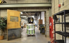 Moving Palette Via Forklift of Lexco Cable Products