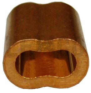Plain Copper Hourglass Sleeves Ms51844 Series, Wire Rope 