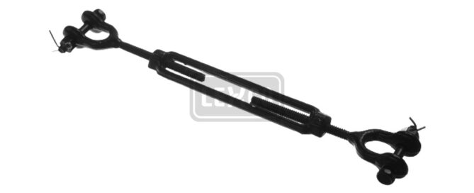 Lexco Cable Black Powder Coated Jaw Jaw Turnbuckle