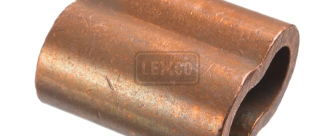 Lexco Cable Ms51844 Plain Copper Hourglass Sleeve