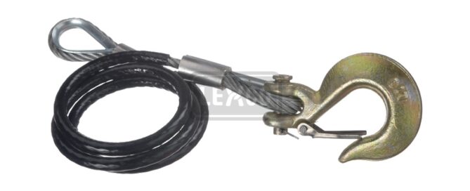 Lexco Cable Trailer Safety Cable With Clevis Hook